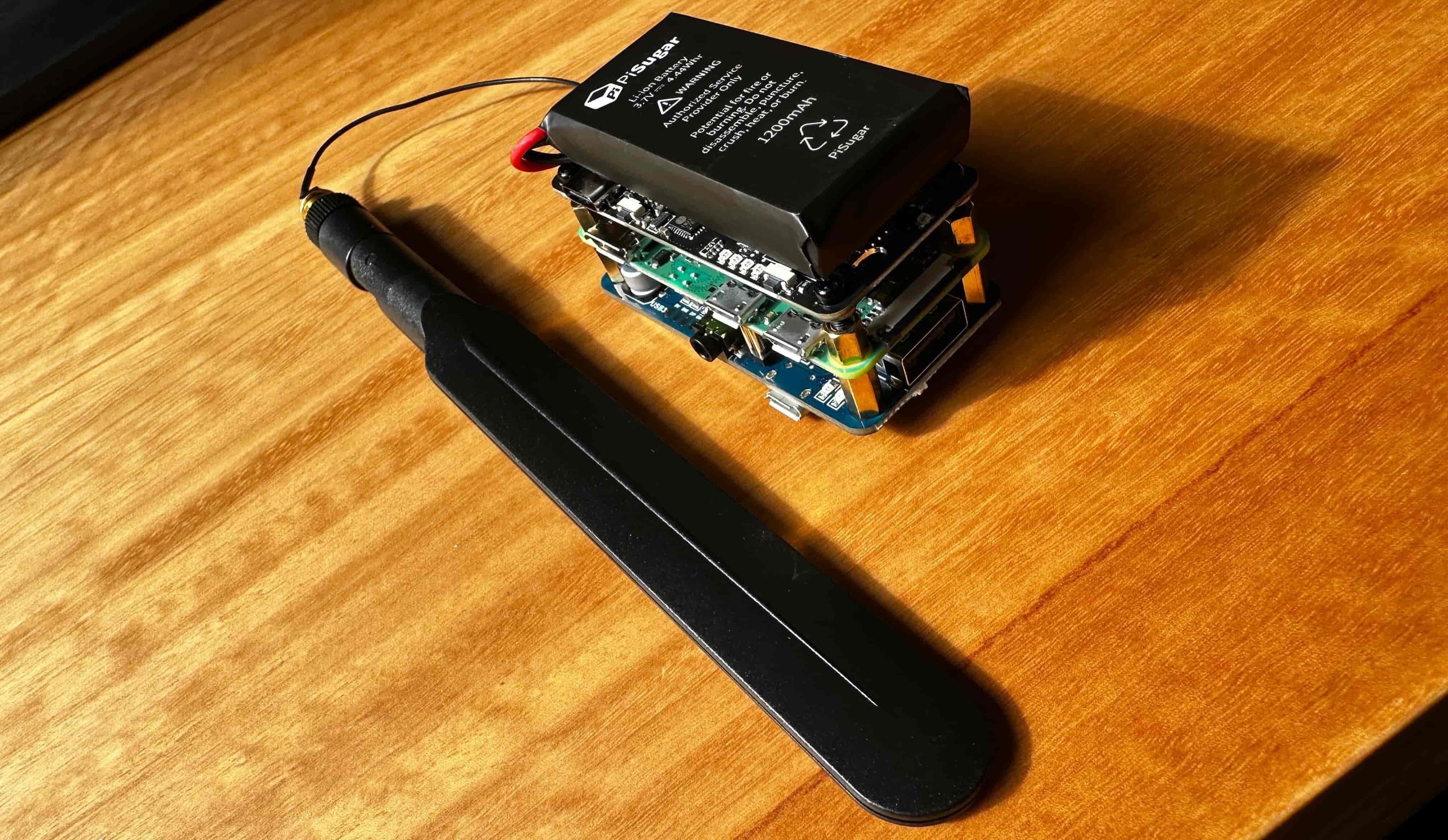 Raspberry Pi Zero with 4G hat